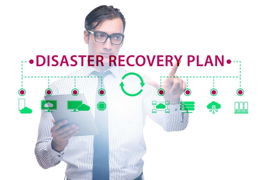 Business continuity and data recovery concept